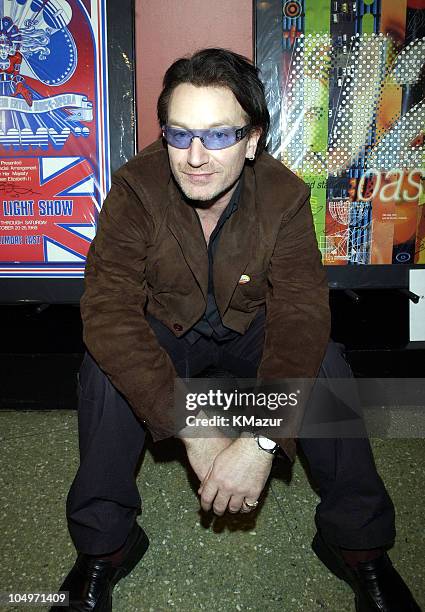 Bono during 15th Annual Nordoff-Robbins Silver Clef Award Dinner & Auction at Roseland Ballroom in New York City, New York, United States.