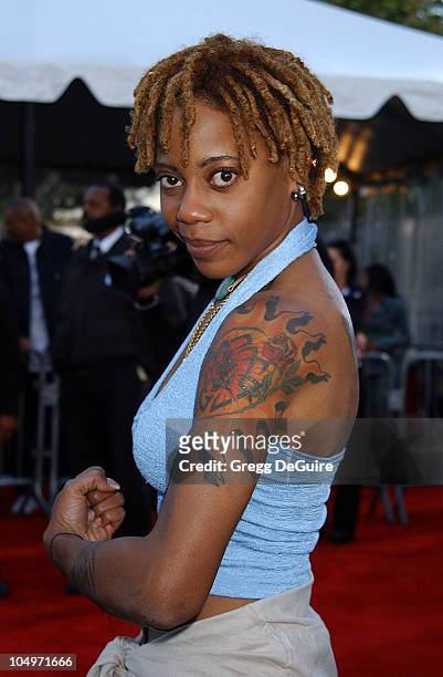 Debra Wilson of Mad TV during The 16th Annual Soul Train Music Awards - Arrivals at L.A. Sports Arena in Los Angeles, California, United States.