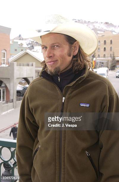 James Legros during 2002 Sundance Film Festival - "World Traveler" Portraits at Harry O's in Park City, Utah, United States.