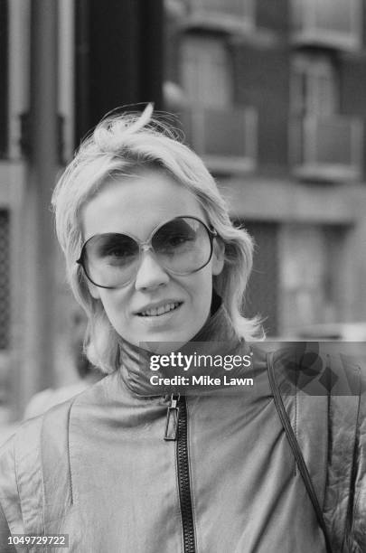 Swedish musician, singer, songwriter, actress, and author Agnetha Faltskog, UK, 6th November 1979.