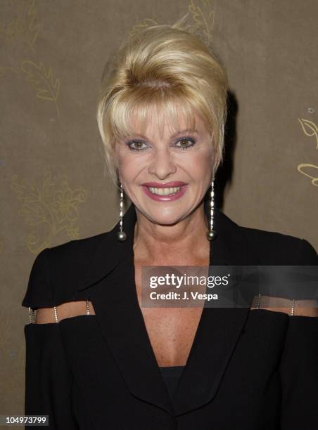 Ivana Trump during The Hampton Sheet Cocktail Party at Lutece at Lutece in New York City, New York, United States.