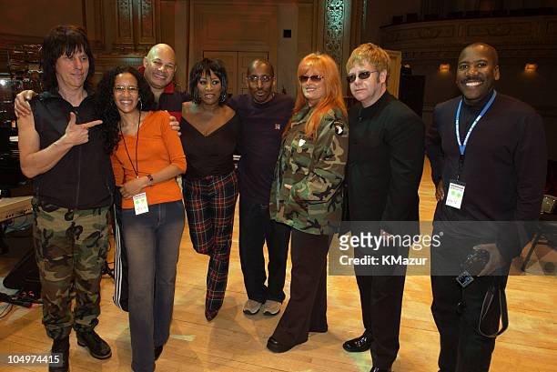Jeff Beck, Anoushka Shankar, musical director Narada Michael Walden, Patti LaBelle, Greg Phillinganes, Wynonna Judd, Sir Elton John and Bashiri...