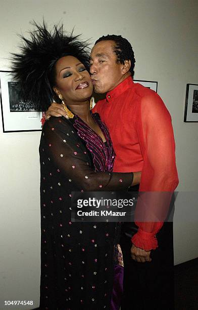 Patti LaBelle and Smokey Robinson during The 12th Annual Rainforest Foundation Concert - Backstage at Carnegie Hall in New York City, New York,...