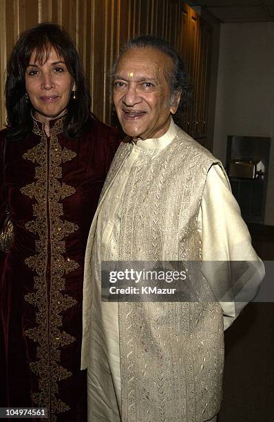 Ravi Shankar during The 12th Annual Rainforest Foundation Concert - Backstage at Carnegie Hall in New York City, New York, United States.