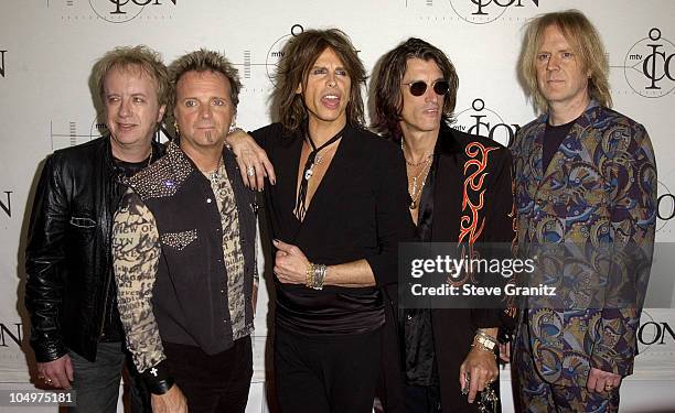 Aerosmith during MTV Icon Honors Aerosmith - Arrivals at Sony Pictures Studios in Culver City, California, United States.