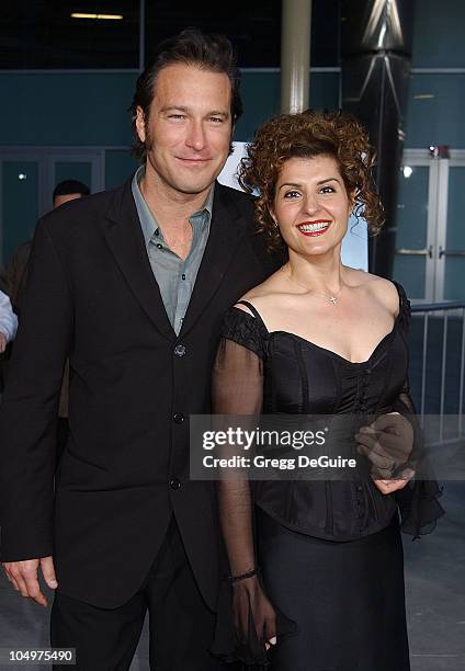 John Corbett and Nia Vardalos during "My Big Fat Greek Wedding" - Hollywood Premiere at ArcLight Theatre in Hollywood, California, United States.