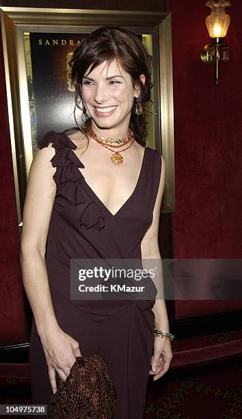 Sandra Bullock during New York Premiere of "Murder by Numbers" at Ziegfeld Theatre in New York City, New York, United States.