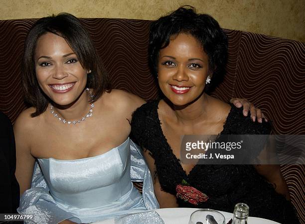Linda Tracey Ross and Tonya Lee Williams during The 33rd NAACP Image Awards - After Party at the GQ Lounge at Sunset Room in Los Angeles, California,...