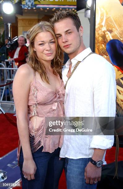 LeAnn Rimes & husband Dean Sheremet during "Spider-Man" Premiere at Mann Village in Westwood, California, United States.