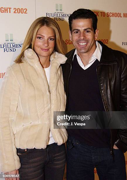 Stacy Zand & Scott Strauss during Fulfillment Fund's 3rd Annual "Back to School Night" at Jim Henson Studios in Los Angeles, California, United...