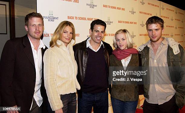 Mike McGalliard, Dir. Of College Pathways Project, Stacy Zand, Scott Strauss, Reese Witherspoon & Ryan Phillippe