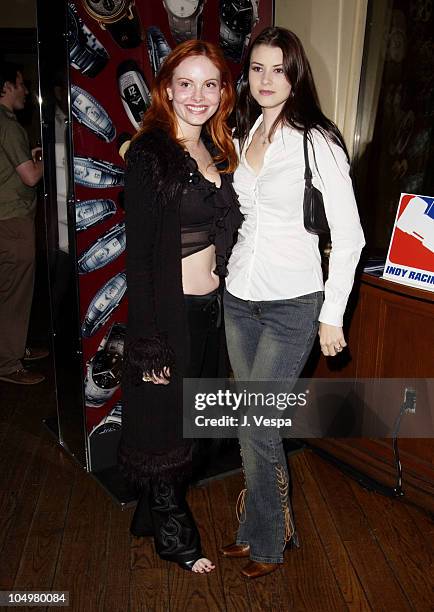 Phoebe Price & Erica Lookadoo during "Resident Evil" Premiere After Party at the GQ Lounge at GQ Lounge in Los Angeles, California, United States.