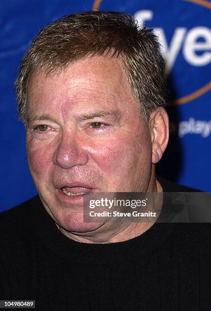 William Shatner during Mind Meld: Secrets Behind the Voyage of a Lifetime In Store at FYE Store in Century City, California, United States.