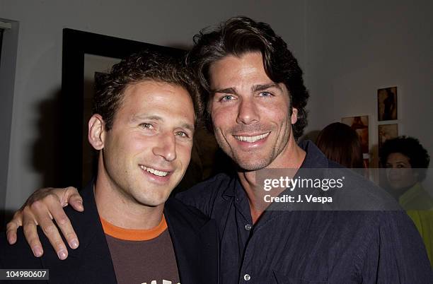 Mark Feuerstein & Greg Lauren during Greg Lauren Art Opening - Los Angeles at Bergamot Station - BGH Gallery in Santa Monica, California, United...