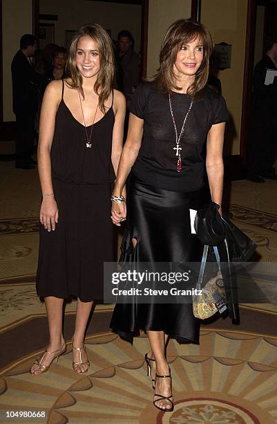 Jaclyn Smith & daughter Spencer Margaret Richmond during The 9th Annual Race To Erase MS Dinner at Century Plaza in Century City, California, United...