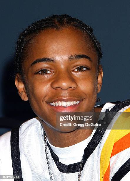 Lil' Bow Wow at the 2nd Annual BET Awards nominations press conference held at the Kodak Theater in Hollywood, California, May 14, 2002.