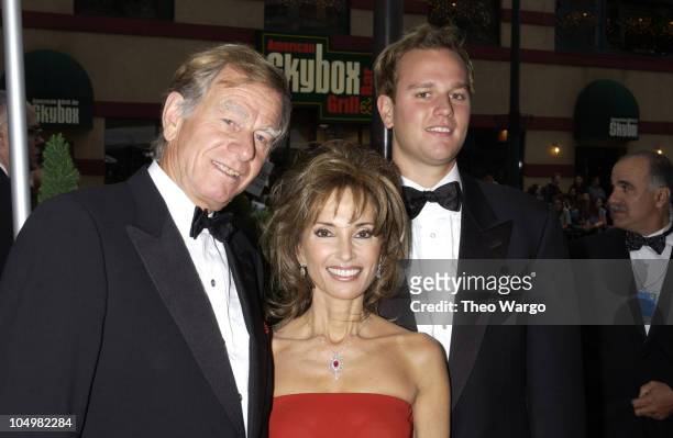 Susan Lucci with husband Helmut Huber and son Andreas Huber