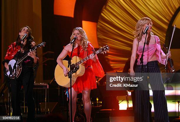 The Dixie Chicks during VH-1 Divas 2002 - Show at MGM Grand Arena in Las Vegas, Nevada, United States.