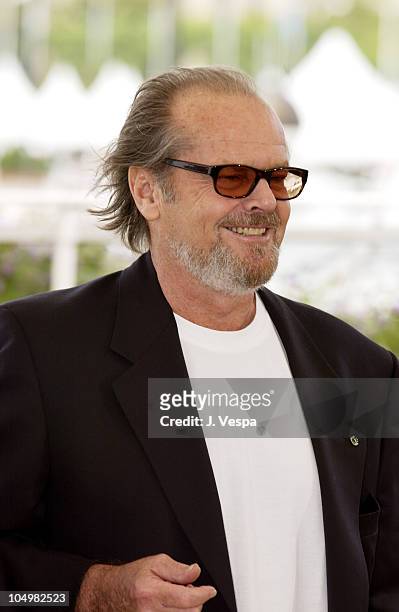 Jack Nicholson during Cannes 2002 - "About Schmidt" Photo Call at Palais des Festivals in Cannes, France.