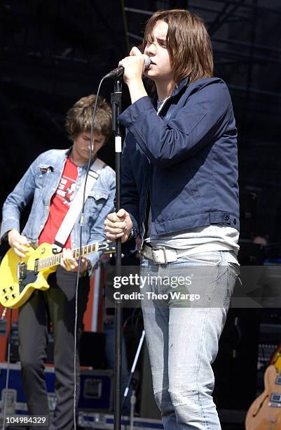 The Strokes during KROCK 92.3 FM Radio New York - Dysfunctional Family Picnic VI - Show at Jones Beach Theater in Wantagh, New York, United States.