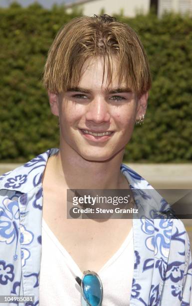 David Gallagher during The 2002 Teen Choice Awards - Arrivals at The Universal Amphitheatre in Universal City, California, United States.