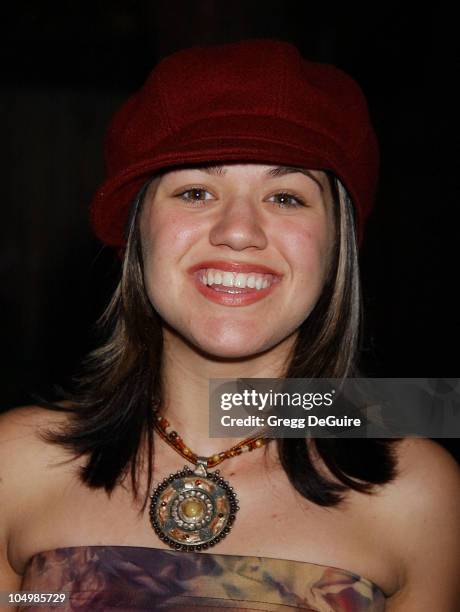 Kelly Clarkson of "American Idol" during "Swimfan" Premiere at Sunset Canyon Recreation Center in Westwood, California, United States.