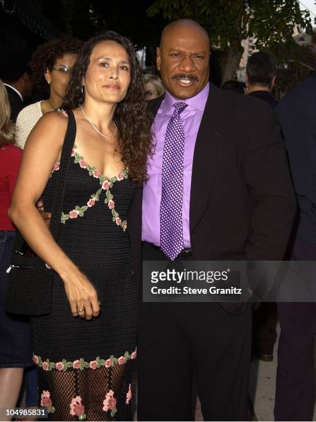 Ving Rhames & wife Debbie during "Undisputed" Premiere at Mann Festival in Westwood, California, United States.