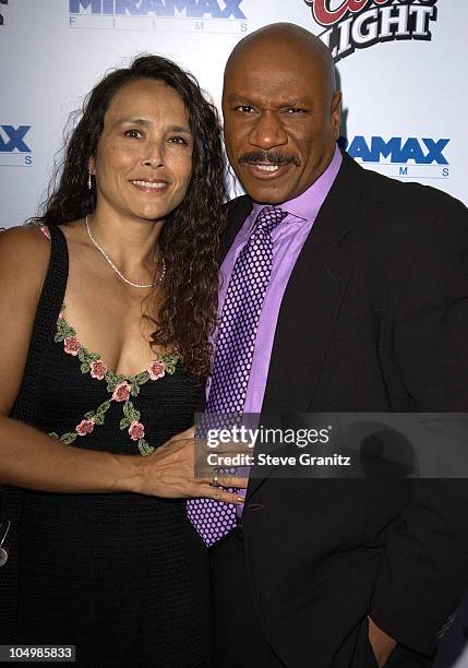 Ving Rhames & wife Debbie during "Undisputed" Premiere at Mann Festival in Westwood, California, United States.