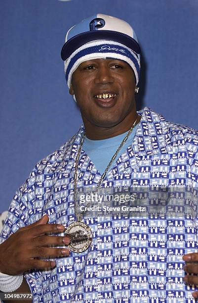 Master P during The 2002 Teen Choice Awards - Press Room at Universal Amphitheater in Universal City, California, United States.