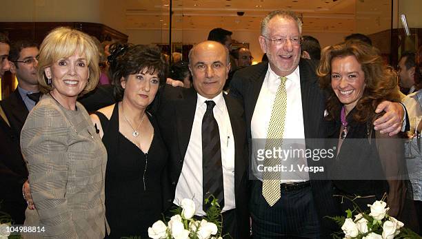 Dema Guinn, First Lady of Nevada, Mordechai Yerushalmi, Mayor Oscar Goodman and Caroline Gruosi-Scheufele, Owner of Chopard