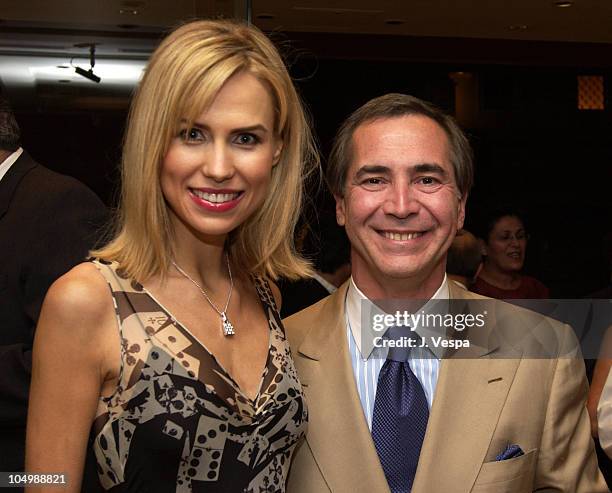 Anna Malova, Miss Russia and Thierry Chaunu, President of Chopard