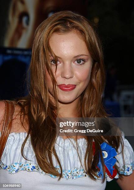 Agnes Bruckner during "Swimfan" Premiere at Sunset Canyon Recreation Center in Westwood, California, United States.