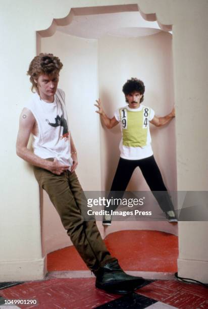 Hall and Oates circa 1982 in New York City.