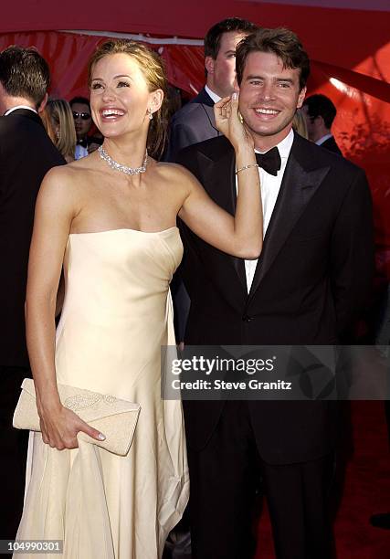 22 Us Emmys Jennifer Garner And Husband Arrive Stock Photos, High-Res