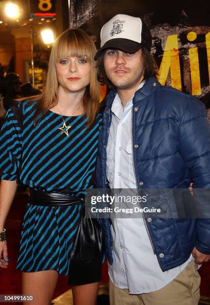 Taryn Manning & brother Kellin during "8 Mile" Westwood Premiere at Mann Village Theatre in Westwood, California, United States.