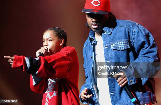 Lil' Bow Wow and Jermaine Dupri during Lil' Bow Wow Fan Appreciation Show at Hammerstein Ballroom in NYC. At Hammerstein Ballroom in New York City,...