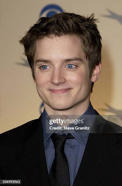 Elijah Wood arriving at the AFI Awards 2001 at the Beverly Hills Hotel in Beverly Hills, California.
