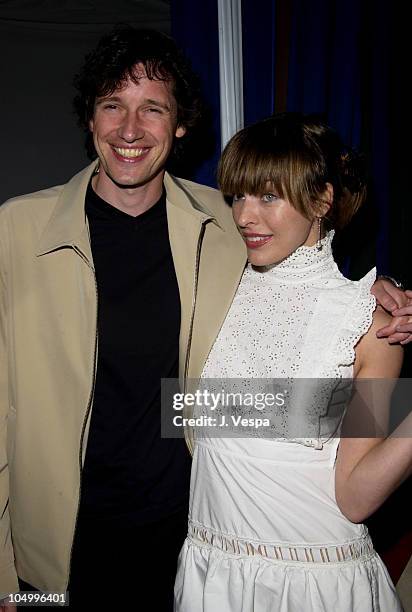 Director Paul W.S. Anderson & Milla Jovovich during "Resident Evil" Premiere After Party at the GQ Lounge at GQ Lounge in Los Angeles, California,...