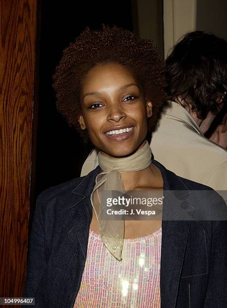 Janine Green during "Resident Evil" Premiere After Party at the GQ Lounge at GQ Lounge in Los Angeles, California, United States.