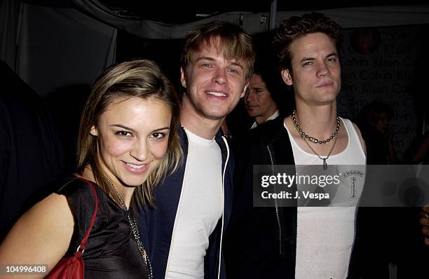 Samaire Armstrong, David Tom & Shane West during "Resident Evil" Premiere After Party at the GQ Lounge at GQ Lounge in Los Angeles, California,...