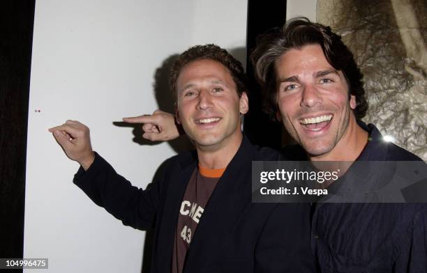 Mark Feuerstein & Greg Lauren during Greg Lauren Art Opening - Los Angeles at Bergamot Station - BGH Gallery in Santa Monica, California, United...