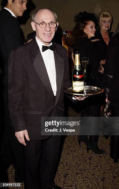 Waiter with Perrier Jouet Champagne during The Hampton Sheet Cocktail Party at Lutece at Lutece in New York City, New York, United States.