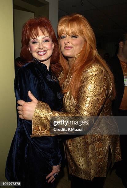 Naomi Judd and Wynonna Judd during The 12th Annual Rainforest Foundation Concert - Backstage at Carnegie Hall in New York City, New York, United...