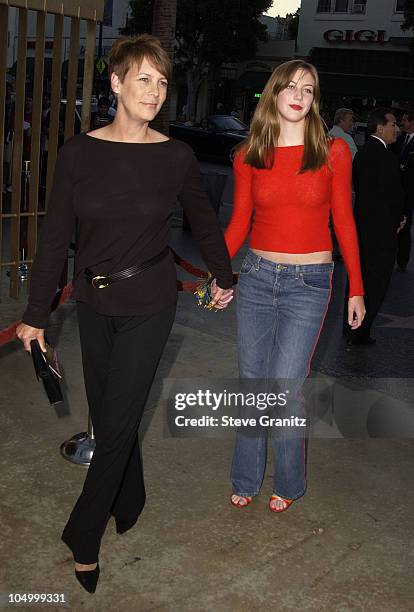 Jamie Lee Curtis & daughter Annie during "CQ" Premiere Los Angeles at Egyptian Theatre in Hollywood, California, United States.