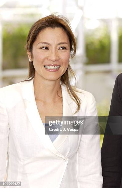 Michelle Yeoh during Cannes 2002 - "Official Jury" Photo Call at Palais Des Festivals in Cannes, France.