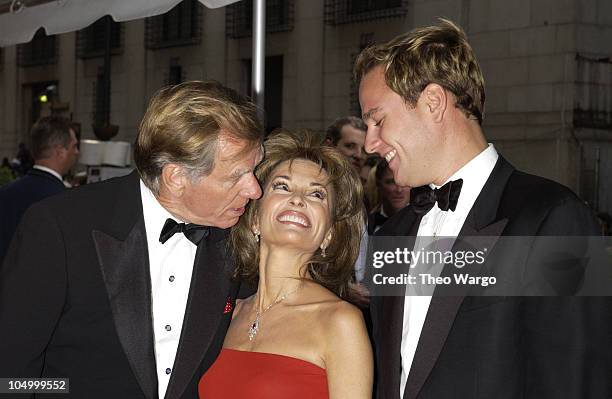 Susan Lucci with husband Helmut Huber and son Andreas Huber