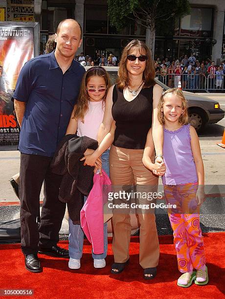 Mike Judge, daughters Julia & Lily & wife Francesca