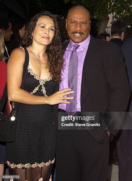 Ving Rhames & wife Debbie during "Undisputed" Premiere at Mann Festival in Westwood, California, United States.