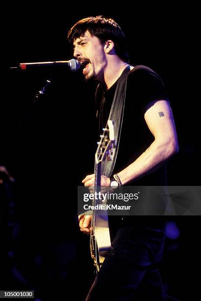 Dave Grohl during David Bowie's 50th Birthday Celebration Concert at Madison Square Garden in New York City, New York, United States.