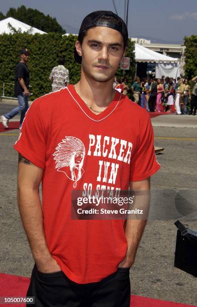 Adam LaVorgna during The 2002 Teen Choice Awards - Arrivals at The Universal Amphitheatre in Universal City, California, United States.